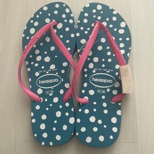Brand new Havaianas flip flops